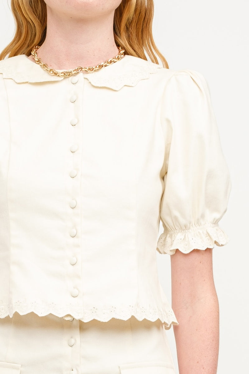 Vanilla Latte Top- Cream