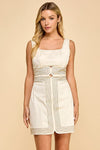 High Maintenance Dress- Cream