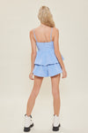 All Eyes On Me Romper- Blue