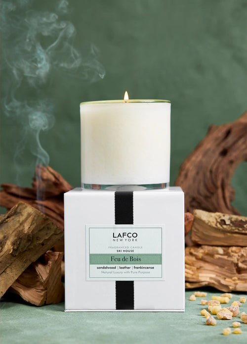 Signature Ski House Candle- Feu De Bois