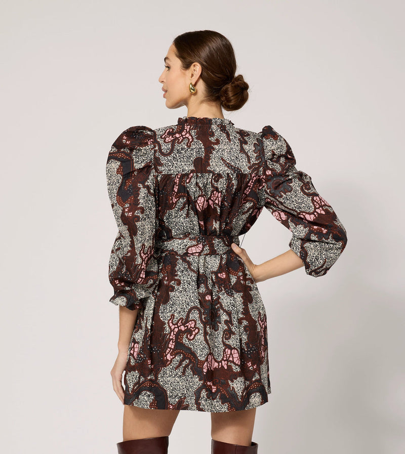 Ivana Mini Dress- Castello Print