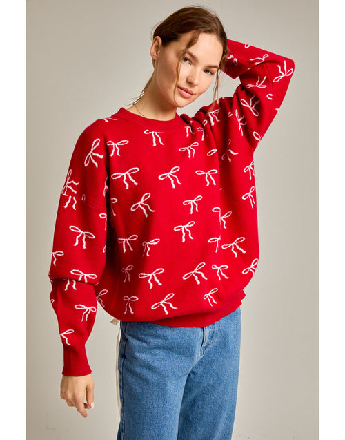 North Pole Sweater- Red