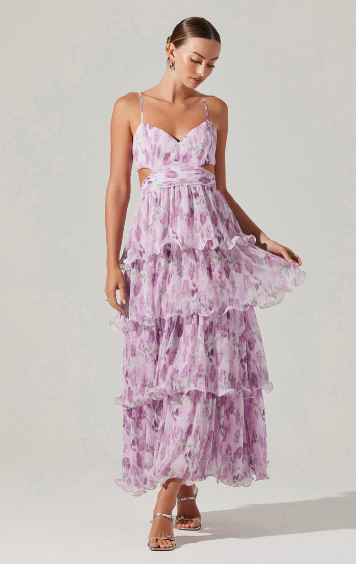 Jaiden Dress- Lavender Floral