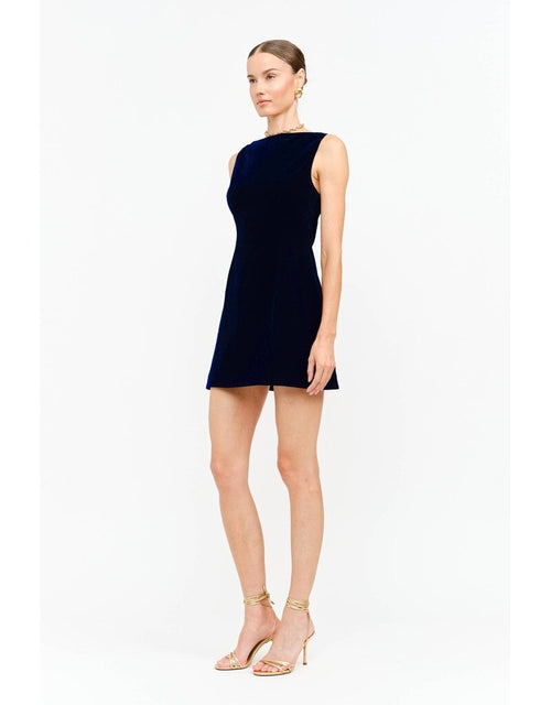 Christmas Tradition Dress- Navy