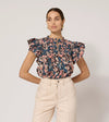 Maritza Blouse- Le Jules Print