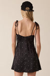 Wildest Dreams Dress- Black Polka Dot