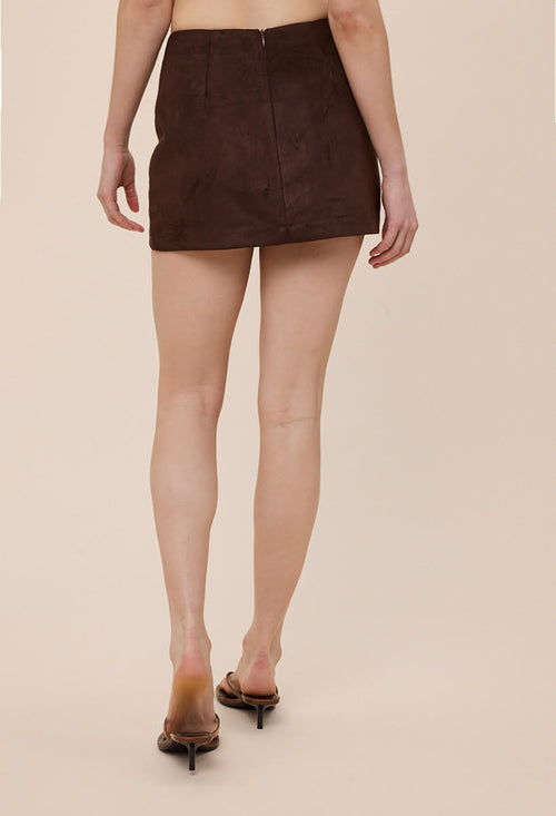 Brown Sugar Skort- Espresso