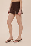 Brown Sugar Skort- Espresso