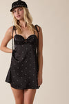 Wildest Dreams Dress- Black Polka Dot